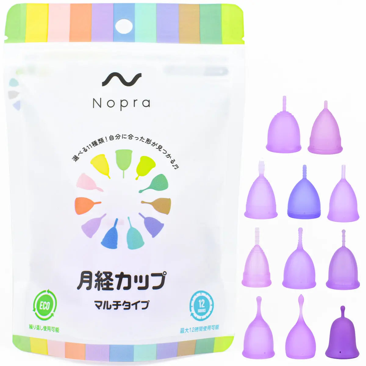 Nopra 月経カップ マルチタイプ 生理カップ 経血カップ 月経ディスク ナプキン タンポン 生理ディスク 経血ディスク ノプラ
