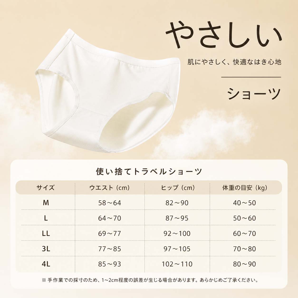 使い捨て コットンショーツ 5枚入 各色1枚 個包装 使い捨てパンツ 使い捨て下着 レディース 旅行用ショーツ 防災用品 入院 出張 生理 産後 災害備蓄 携帯下着 使い切り 下着 綿素材 通気性 軽量 コンパクト 施術用 旅行 入院 介護 インナー 防災備蓄用 下着 - Nopra（ノプラ）公式 / 月経カップ・月経ディスク