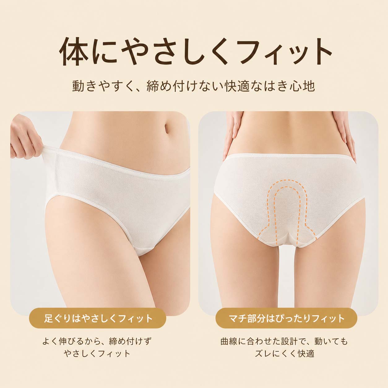 使い捨て コットンショーツ 5枚入 各色1枚 個包装 使い捨てパンツ 使い捨て下着 レディース 旅行用ショーツ 防災用品 入院 出張 生理 産後 災害備蓄 携帯下着 使い切り 下着 綿素材 通気性 軽量 コンパクト 施術用 旅行 入院 介護 インナー 防災備蓄用 下着 - Nopra（ノプラ）公式 / 月経カップ・月経ディスク