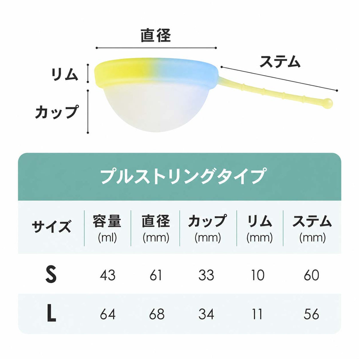Nopra（ノプラ）月経ディスク プルストリング シトラスブリーズ 月経カップ サニタリーディスク menstrual disk 生理用品 生理カップ タンポン 経血カップ 初心者 ナプキン不要 月経カップ 大容量 長時間 月経サークル - Nopra（ノプラ）公式 / 月経カップ・月経ディスク