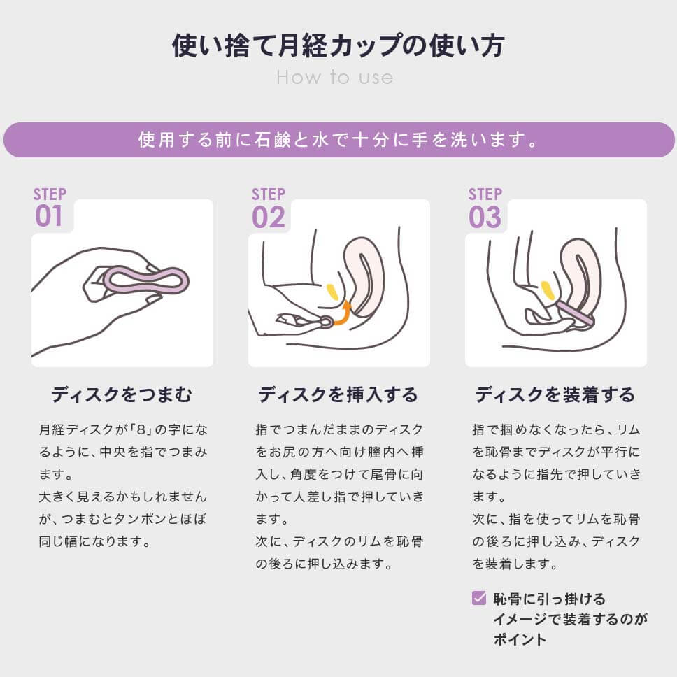 Nopra（ノプラ） オリジナル 使い捨て 月経ディスク 経血ディスク 生理